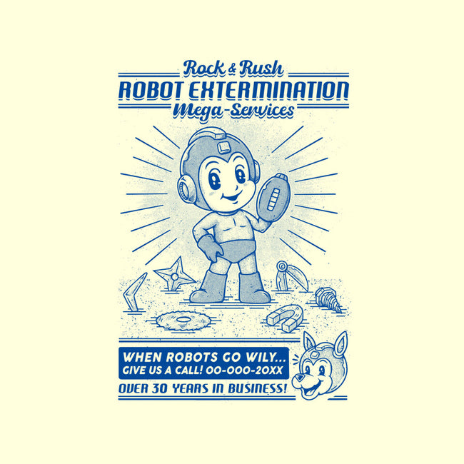 Mega Robot Extermination Services-none glossy sticker-Firebrander