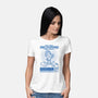 Mega Robot Extermination Services-womens basic tee-Firebrander