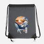The Great Whale-none drawstring bag-dandingeroz