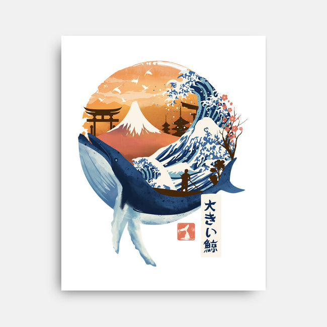 The Great Whale-none stretched canvas-dandingeroz