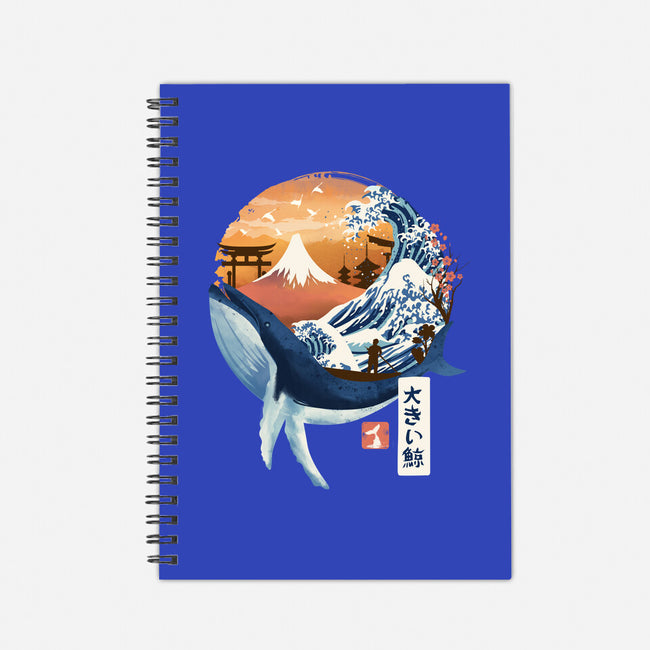 The Great Whale-none dot grid notebook-dandingeroz