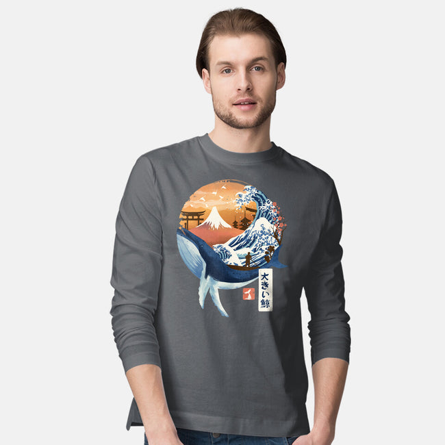 The Great Whale-mens long sleeved tee-dandingeroz