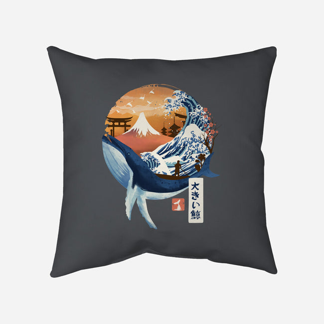 The Great Whale-none removable cover w insert throw pillow-dandingeroz