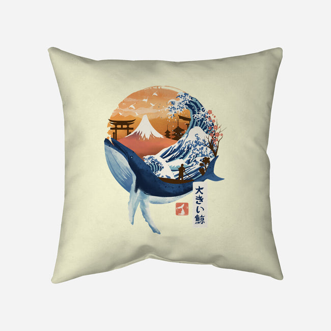 The Great Whale-none removable cover w insert throw pillow-dandingeroz