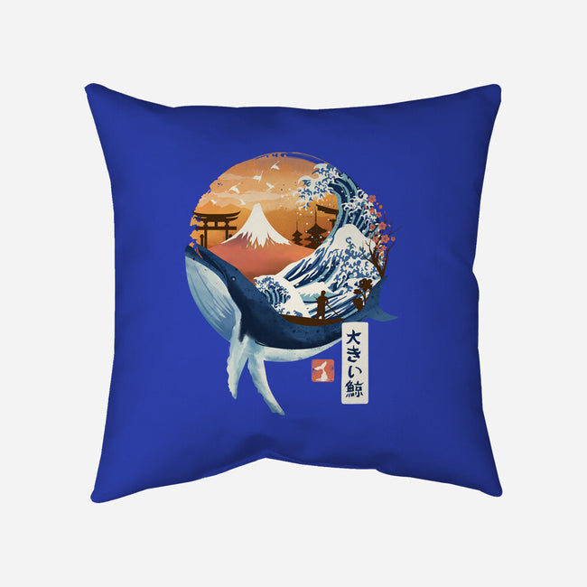 The Great Whale-none removable cover w insert throw pillow-dandingeroz