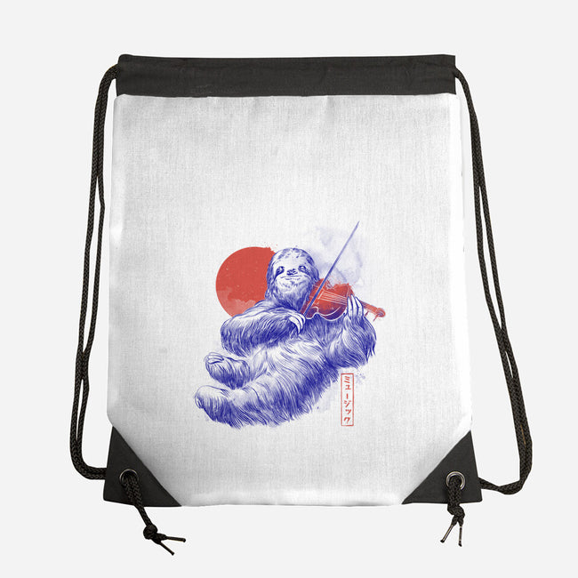 A Calm Song-none drawstring bag-eduely