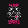 Wine Is My Magic Potion-none fleece blanket-NemiMakeit