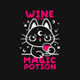 Wine Is My Magic Potion-none zippered laptop sleeve-NemiMakeit