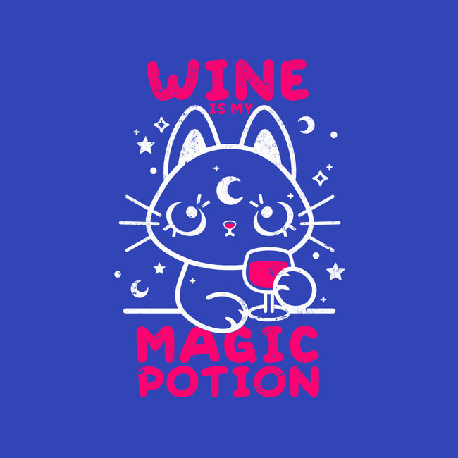 Wine Is My Magic Potion-womens basic tee-NemiMakeit