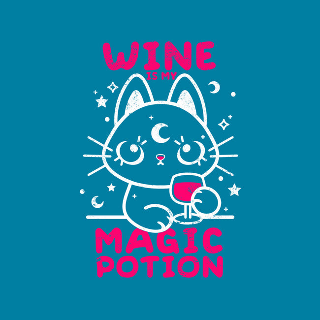 Wine Is My Magic Potion-dog bandana pet collar-NemiMakeit