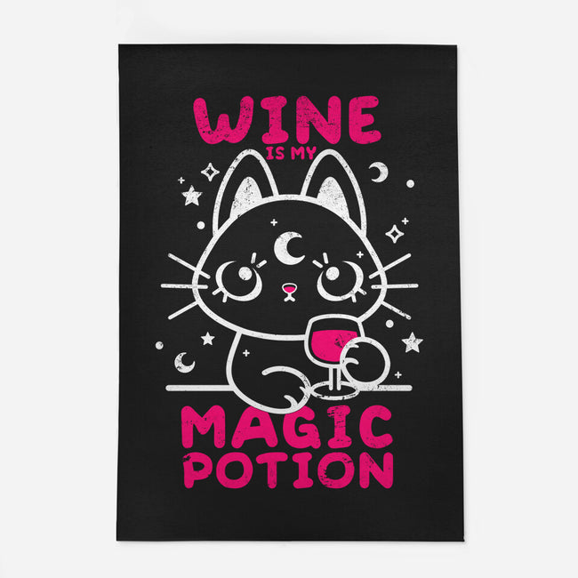 Wine Is My Magic Potion-none indoor rug-NemiMakeit