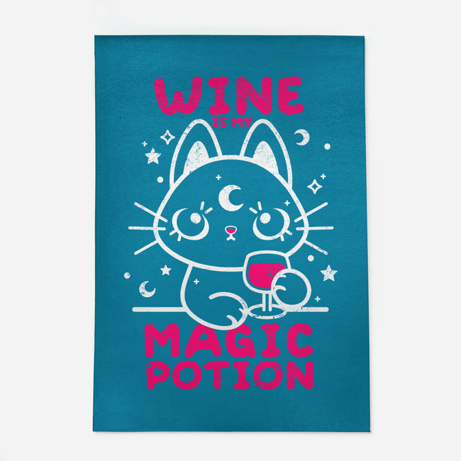 Wine Is My Magic Potion-none indoor rug-NemiMakeit