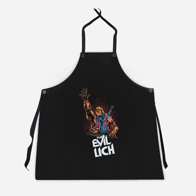 The Evil Lich-unisex kitchen apron-zascanauta