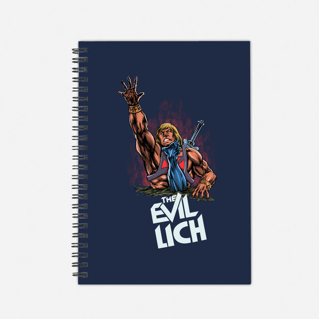 The Evil Lich-none dot grid notebook-zascanauta