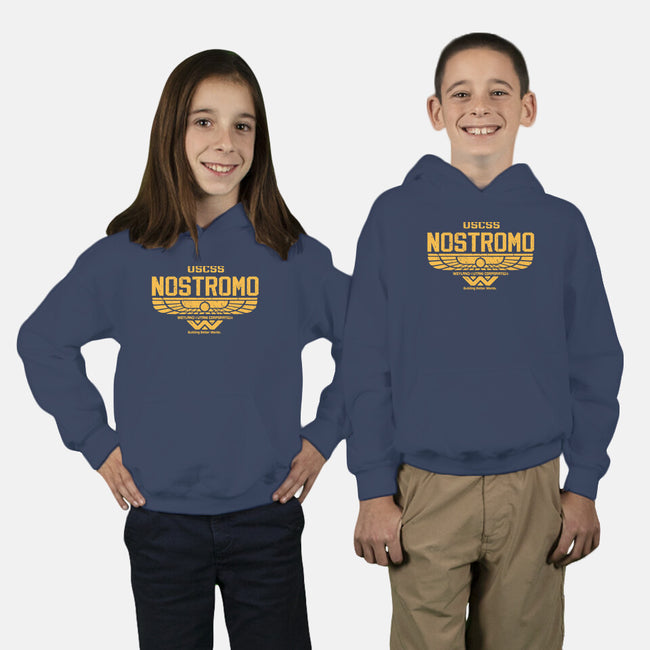Nostromo Corporation-youth pullover sweatshirt-DrMonekers