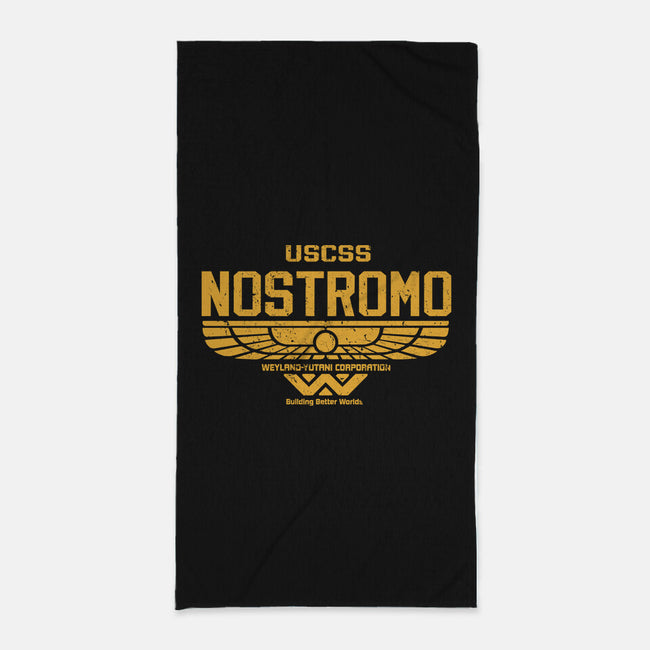 Nostromo Corporation-none beach towel-DrMonekers