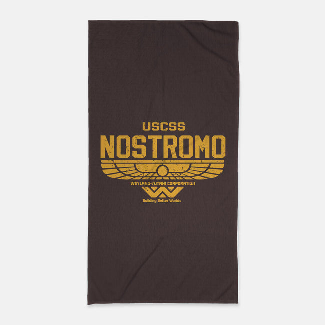 Nostromo Corporation-none beach towel-DrMonekers