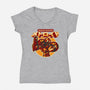 Return Of The Bounty Hunter-womens v-neck tee-AdamLue