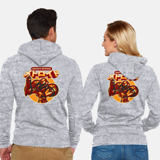 Return Of The Bounty Hunter-unisex zip-up sweatshirt-AdamLue