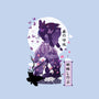 Shinobu Kocho Negative Space-none glossy sticker-SwensonaDesigns