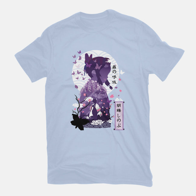 Shinobu Kocho Negative Space-womens basic tee-SwensonaDesigns