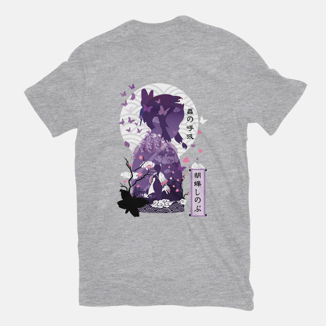 Shinobu Kocho Negative Space-unisex basic tee-SwensonaDesigns