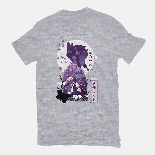 Shinobu Kocho Negative Space-mens heavyweight tee-SwensonaDesigns
