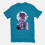 Shinobu Kocho Negative Space-womens fitted tee-SwensonaDesigns