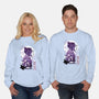 Shinobu Kocho Negative Space-unisex crew neck sweatshirt-SwensonaDesigns