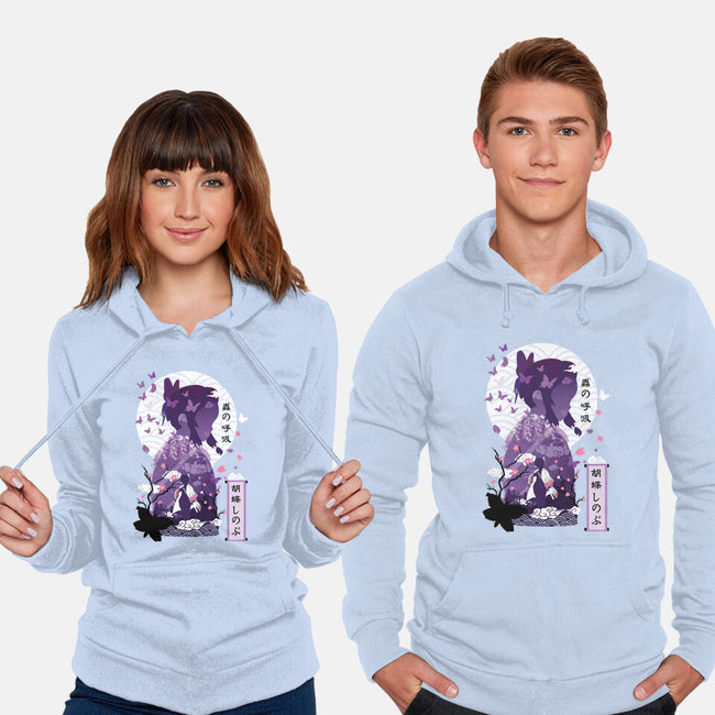 Shinobu Kocho Negative Space-unisex pullover sweatshirt-SwensonaDesigns