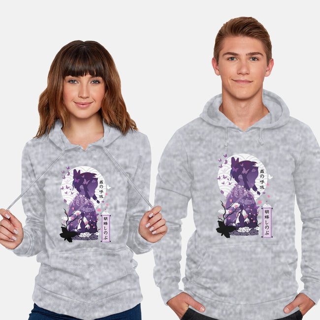 Shinobu Kocho Negative Space-unisex pullover sweatshirt-SwensonaDesigns