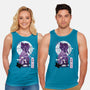 Shinobu Kocho Negative Space-unisex basic tank-SwensonaDesigns