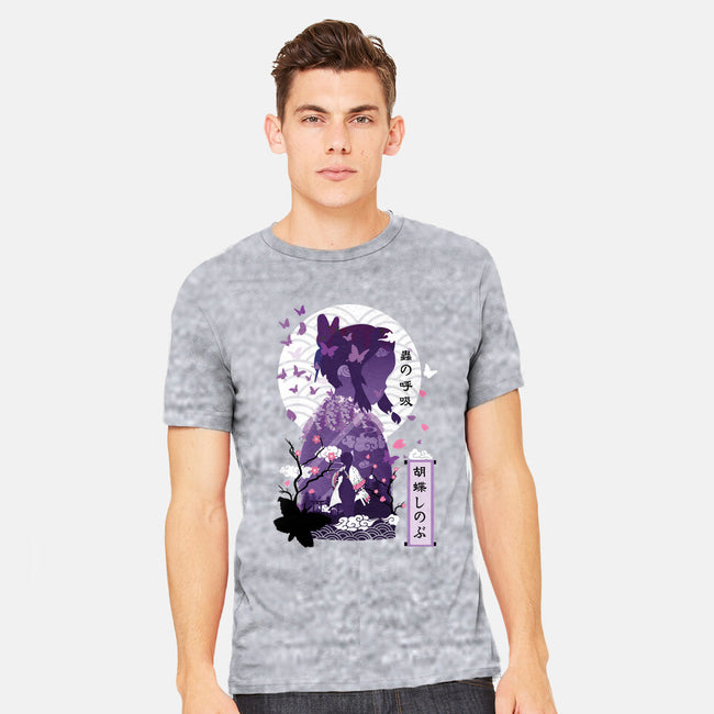Shinobu Kocho Negative Space-mens heavyweight tee-SwensonaDesigns