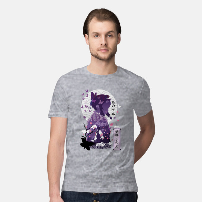 Shinobu Kocho Negative Space-mens premium tee-SwensonaDesigns