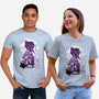 Shinobu Kocho Negative Space-unisex basic tee-SwensonaDesigns