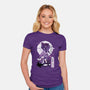 Shinobu Kocho Negative Space-womens fitted tee-SwensonaDesigns