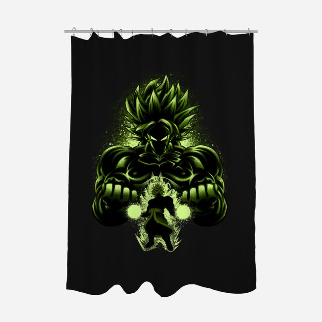 The Legendary Saiyan-none polyester shower curtain-hypertwenty