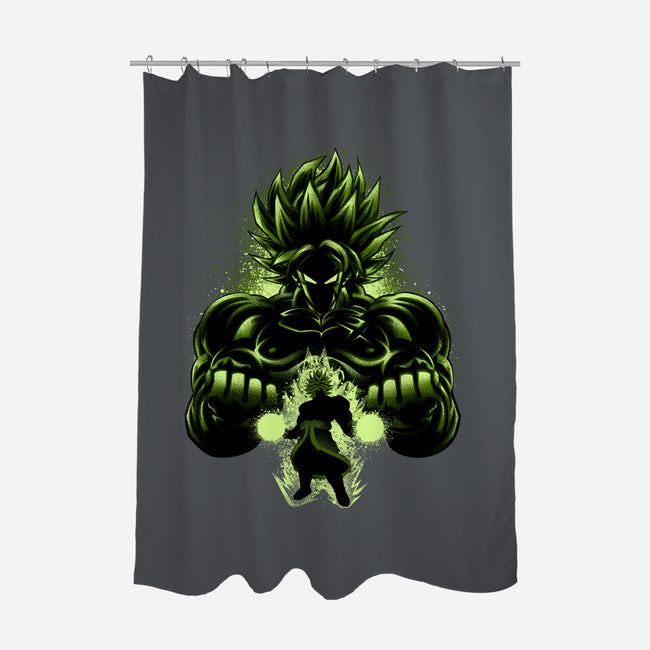 The Legendary Saiyan-none polyester shower curtain-hypertwenty