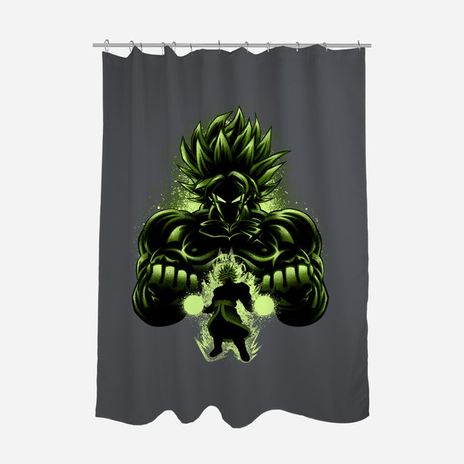 The Legendary Saiyan-none polyester shower curtain-hypertwenty