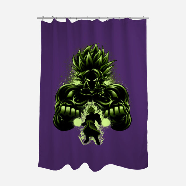 The Legendary Saiyan-none polyester shower curtain-hypertwenty