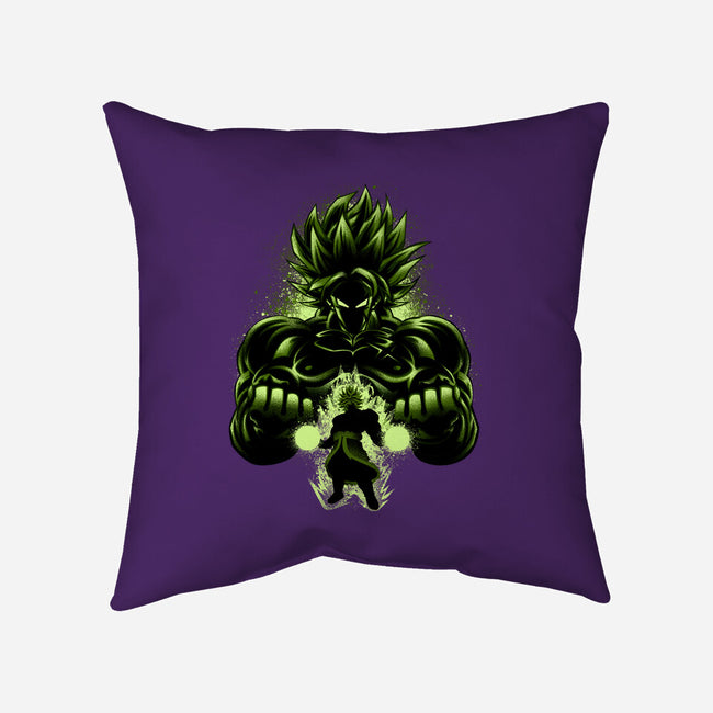 The Legendary Saiyan-none removable cover w insert throw pillow-hypertwenty