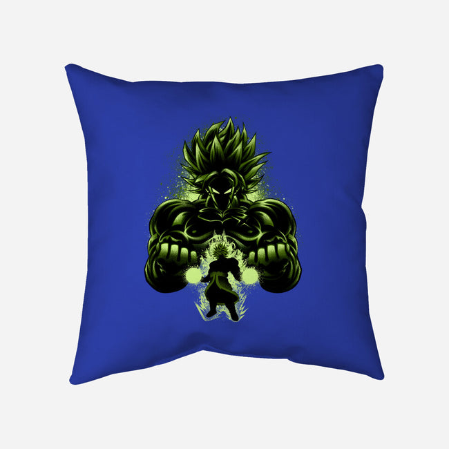 The Legendary Saiyan-none removable cover w insert throw pillow-hypertwenty