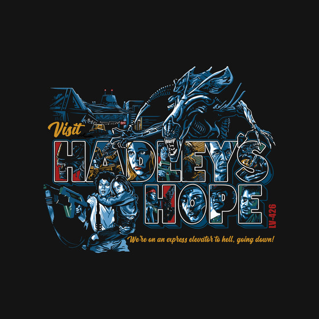 Visit Hadley's Hope-womens off shoulder sweatshirt-goodidearyan