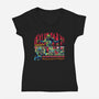 The Jungle-womens v-neck tee-goodidearyan