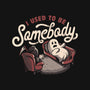 Used To Be Somebody-none polyester shower curtain-eduely