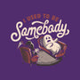 Used To Be Somebody-womens racerback tank-eduely