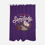 Used To Be Somebody-none polyester shower curtain-eduely