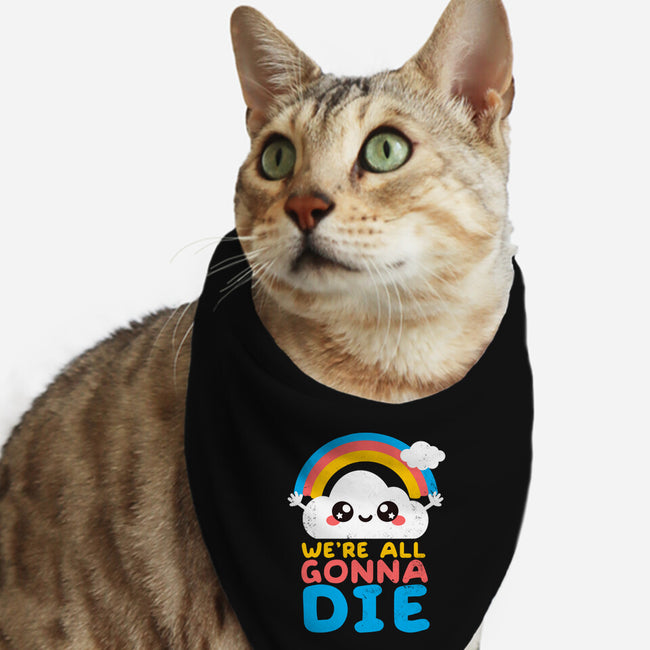 All Gonna Die-cat bandana pet collar-NemiMakeit