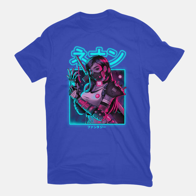 Neon Fantasy-womens fitted tee-Bruno Mota