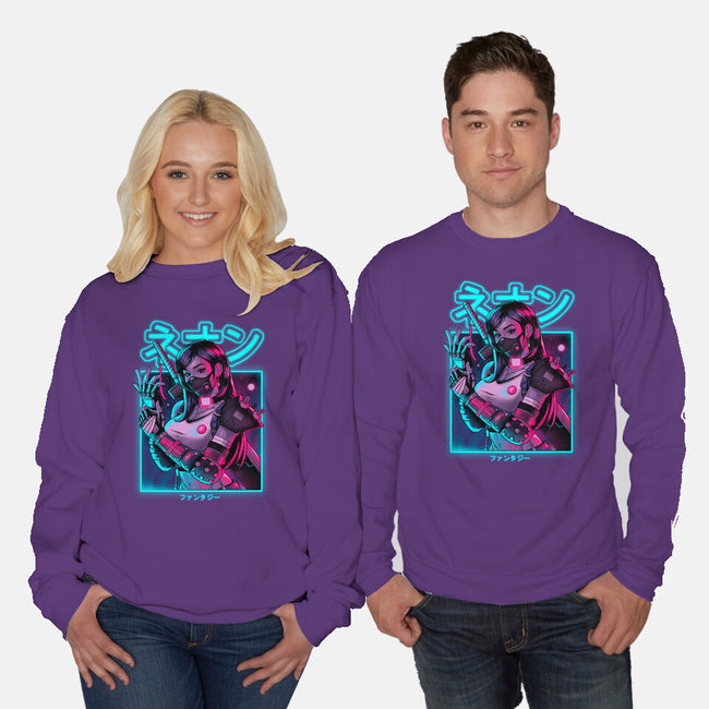 Neon Fantasy-unisex crew neck sweatshirt-Bruno Mota